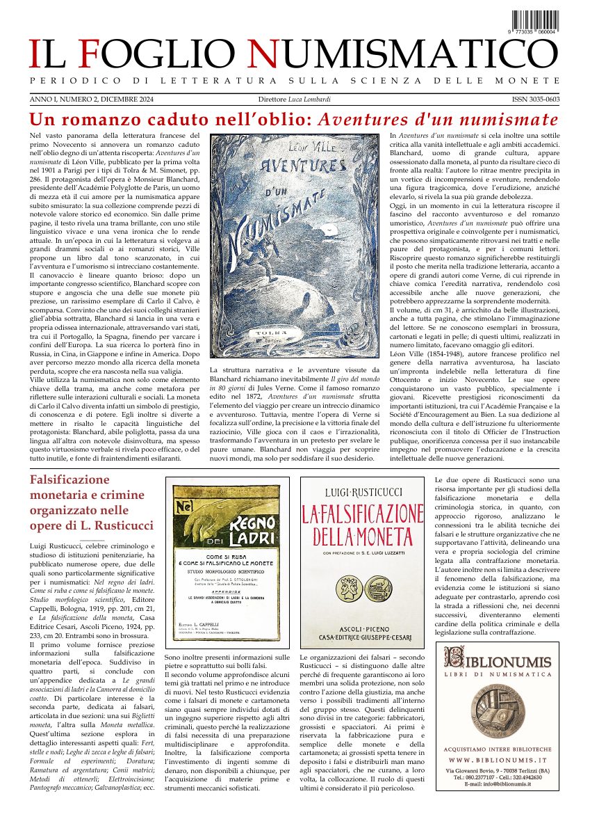 Copertina del numero 2 — Dicembre 2024