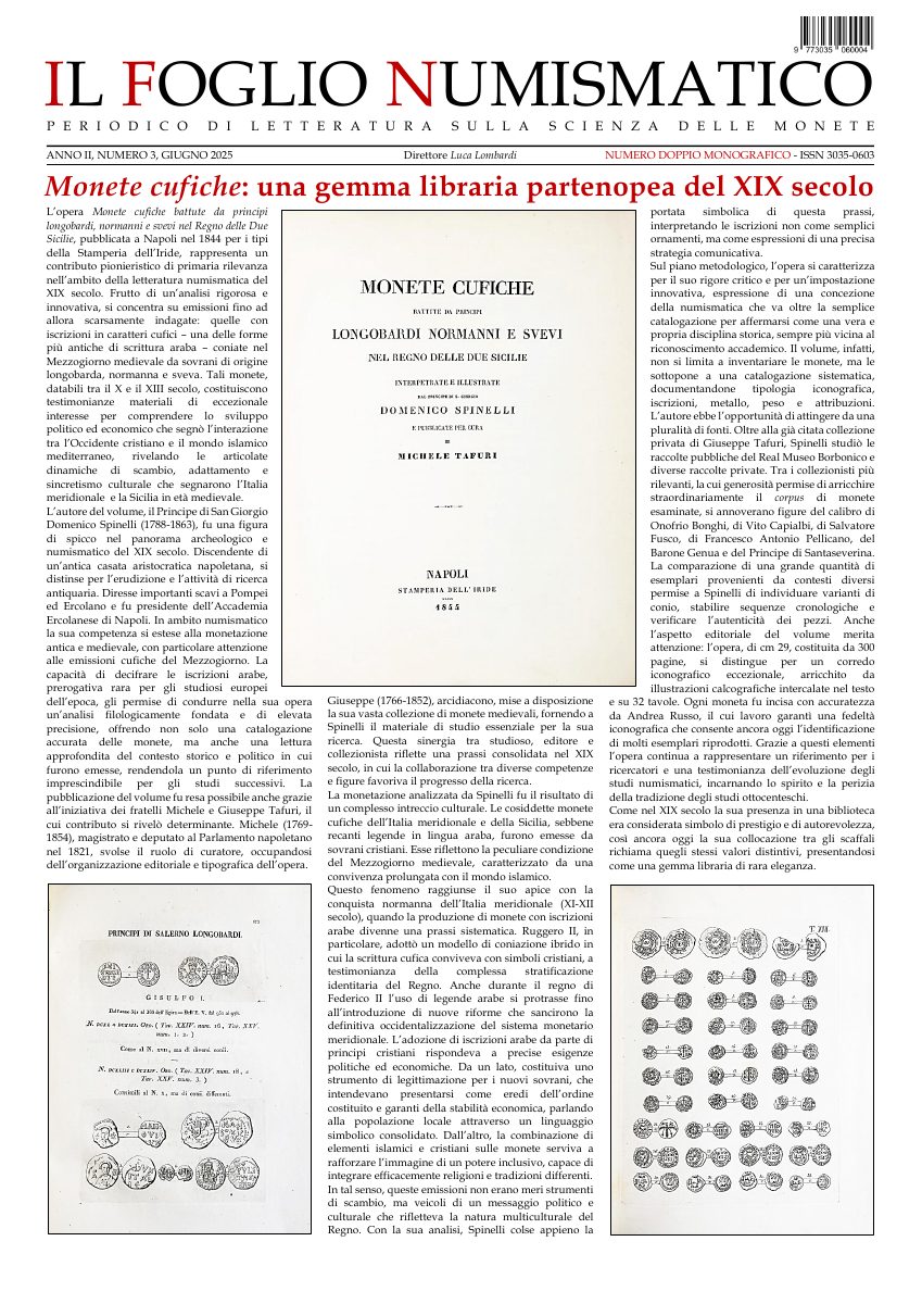 Copertina del numero 3 — Giugno 2025